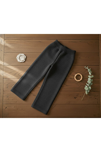 Nimini Kids Basic Elastic Waist Knitwear Girls' Trousers for Nursery, Prescho...