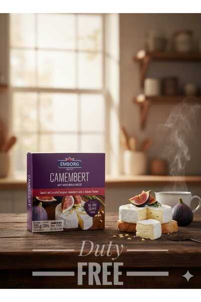 hijazigroup Emborg Camembert Soft White Mould Cheese 125G
