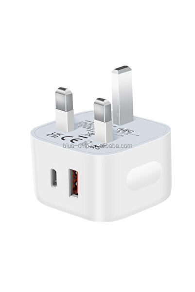 BUYMART 5 PC COMBO - 20 W USB-A Type-C Port UK Charger