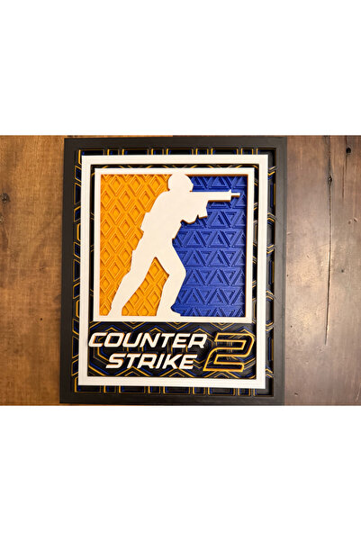 NorthEdge3D Counter Strike 2 CS2 Duvar Dekoru | 3D Baskı Oyun Odası & Gamer D...
