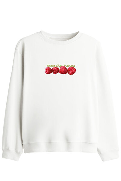 BetterThanCo Betterthanordinary Printed Crew Neck Sweatshirt