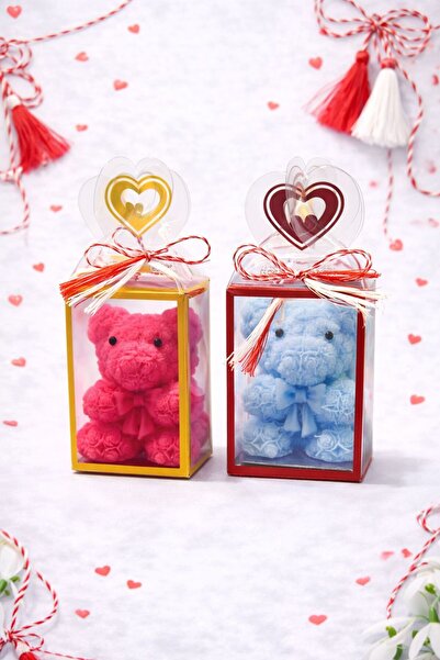 OEM Set of 2 special scented soap martisor bears, March 1-8.