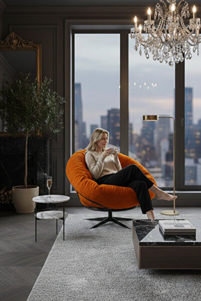 AVYNA CALMA™ 360 Derece Dönen Mekanizmalı Tekli Koltuk Berjer & Yatak Olabile...