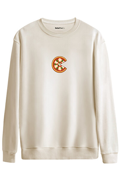 BetterThanCo Complete Printed Crew Neck Oversize Sweatshirt