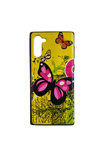 OEM Carcasă compatibilă cu Samsung Galaxy Note10, silicon, design fluture, mu...