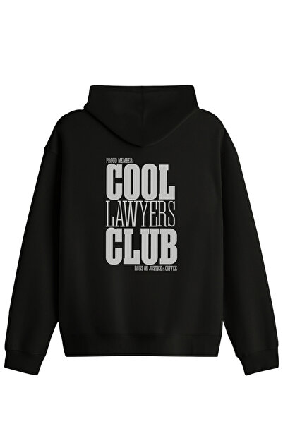 BetterThanCo Cool Lawyers Club Τυπωμένο Unisex Φούτερ με Κουκούλα
