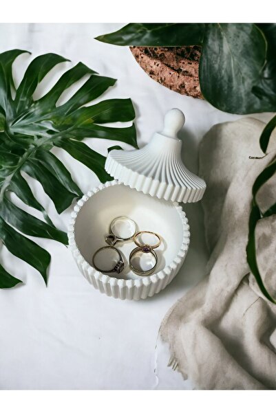 İkizlerin Dünyası Box with Lid, Striped Box, Organizer, Jewelry Box