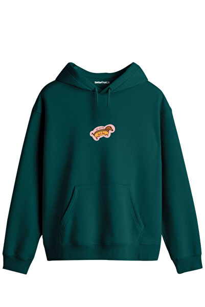 BetterThanCo Φούτερ με κουκούλα με στάμπα Hot Dog, Unisex