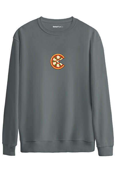 BetterThanCo Complete Printed Crew Neck Oversize Sweatshirt