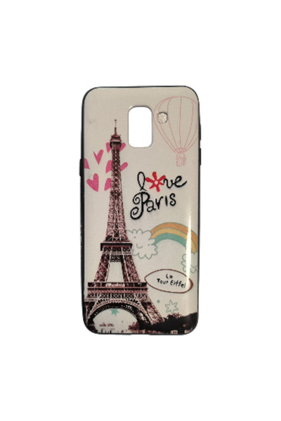 OEM Carcasă compatibilă cu Samsung Galaxy J6 - 2018, silicon, design Turnul E...