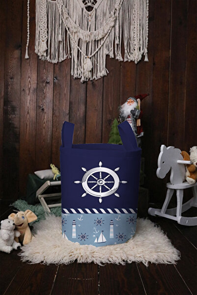 BelezaHome سلة ألعاب لغرفة الأطفال والرضع، منظم ألعاب قماشي قابل للطي باللون ...