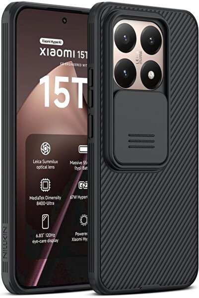 Nillkin CamShield case Protective Cover with Camera Protector For Xiaomi 15T ...