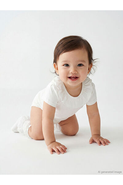 LC Waikiki RMZ GİYİM FARKIYA زيرو روبا ياكا للفتيات الصغيرات مع أزرار كبس