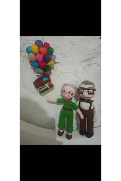 evim oyuncak dünyası Carl ve Ellie Amigurumi Organik