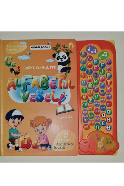 rrgb Alfabetul vesel-carte cu 52 de sunete, Editura Global Books