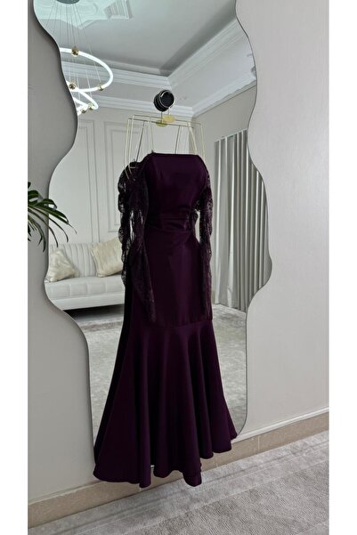 Special-DIARA luxurious purple evening dress