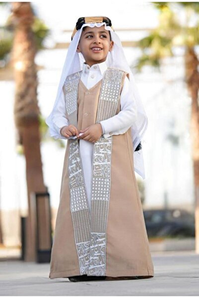 Generic Children's Tigris dress with vest and thobe + children's agal + white...