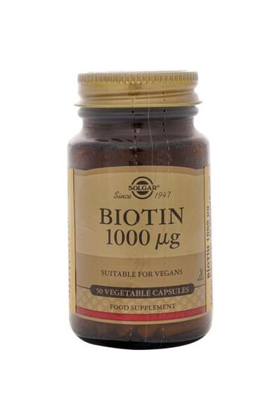 Solgar Biotin 1000 Mcg 50 Capsules