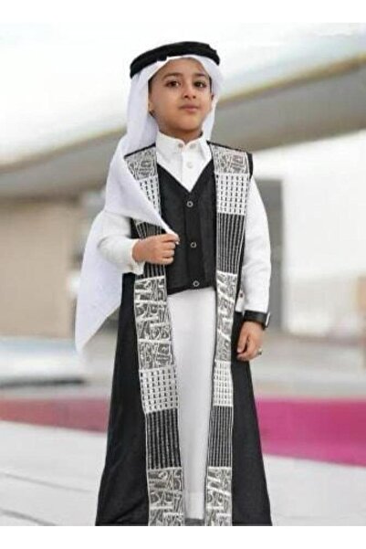 Generic Children's Tigris dress with vest and thobe + children's agal + white...