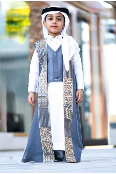 Generic Children's Tigris dress with vest and thobe + children's agal + white...