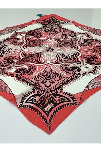 PİRAMİT Balse Sura Silk Scarf Coral 5015-2