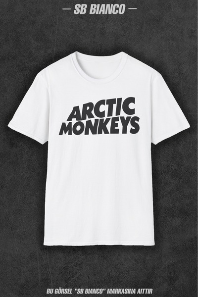 SB BİANCO Indie Rock Typography Design Unisex Printed T-Shirt