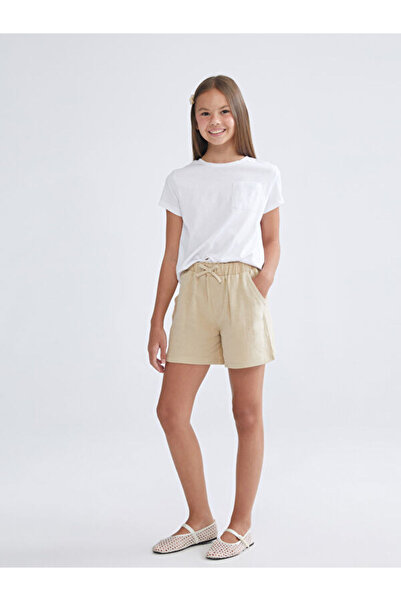 LC Waikiki منتجات فريزن ستور التي لا مثيل لها: شورت بناتي من الموسلين مع حزام...