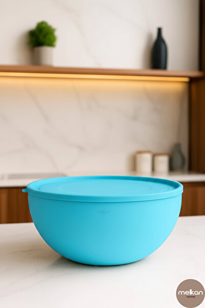 Melkan Home Soft-Lid 6-Liter Storage Container – Dough Kneading Basin, Flour ...