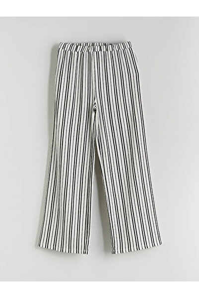 LC Waikiki Lcw Kids Black Elastic Waist Girls' Pants