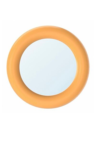 IKEA Humlesjön ayna, çocuk banyo aynası vantuzlu turuncu