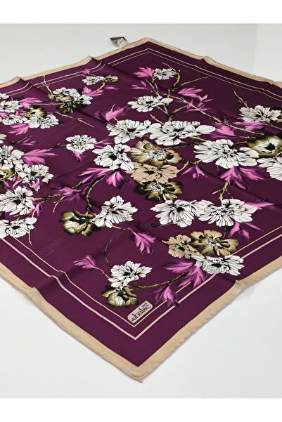 PİRAMİT Balse Sura Silk Scarf Mürdüm 5010-1