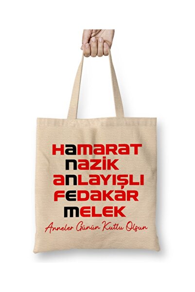 Toyaso Mother's Day Gift for Mothers 026 White Cloth Bag Long Handle Shopping...