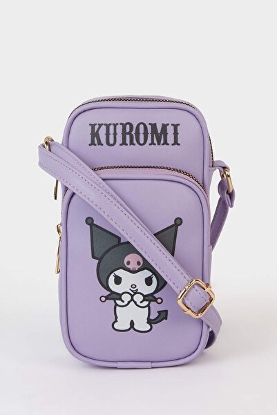 DeFacto Girl's Kuromi Printed Phone Bag F6935A8Ns