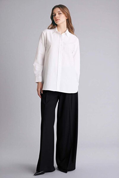 DeFacto Regular Fit Poplin Shirt Tunic H0173Ax26Sp