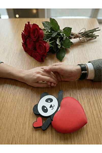 Dumledo In Love Panda |   Openable Heart and Panda Gift