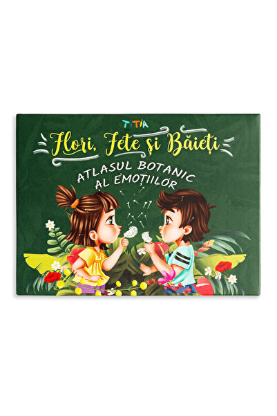 TITIA Joc Educativ despre emotii, Flori, Fete si Baieti, 64 de cartonase si b...