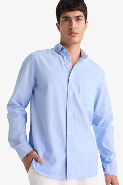 DeFacto 100% Cotton Basic Shirt A8028Ax26Sp