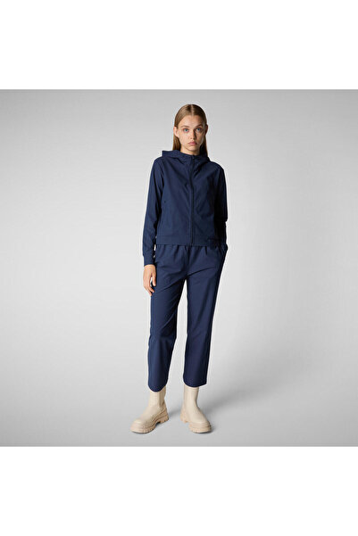 SAVE THE DUCK Kadın Kapüşonlu Sweatshirt Lacivert - Pear