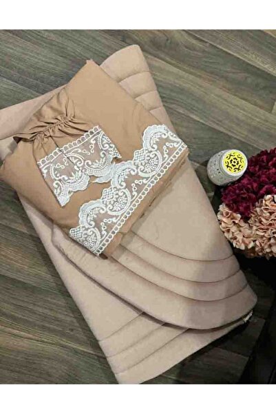 Gerenic Women's prayer set consisting of a prayer mat and a sewn prayer shawl