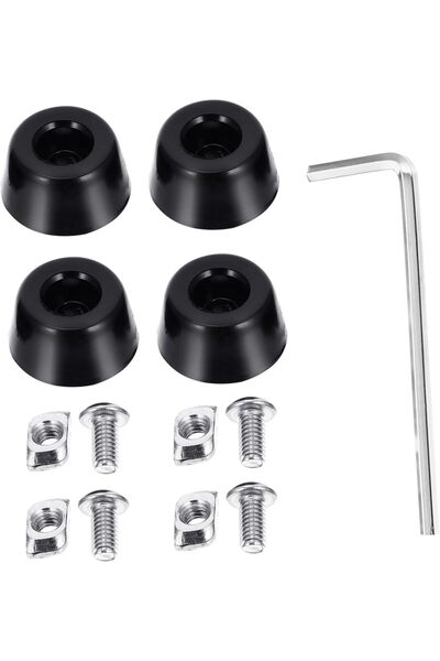 Generic 12 قطعة من قواعد امتصاص الصدمات من النوع 2040، ملحقات ثلاجة، طابعة ثل...