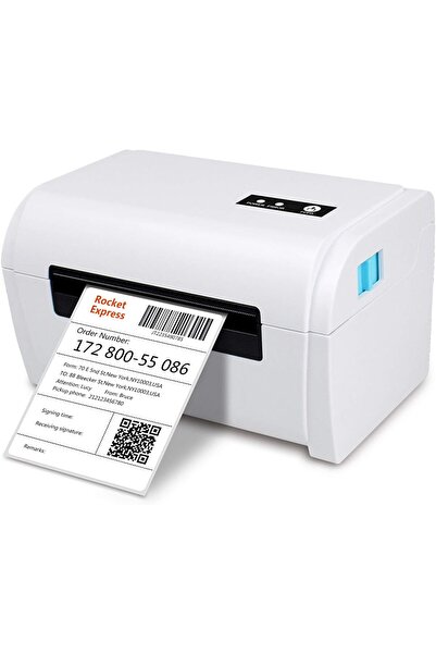 Domary High-Speed Thermal Label Printer with USB and Bluetooth Connection
