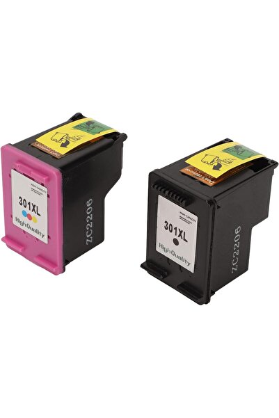 Generic Ink, 2pcs 301XL Black Color Print Ink Cartridges Replacement Printer ...