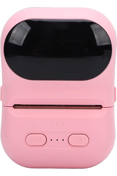 Generic طابعة ملصقات محمولة، طابعة حرارية جيبية، قارئ باركود لاسلكي مع تطبيق ...