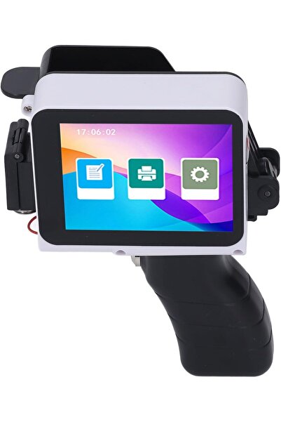 Generic Handheld Inkjet Printer Gun, Mini Printer with Handle, HD Touch Scree...