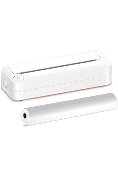 Generic طابعة ورقية محمولة من فاونو A4، طباعة حرارية، اتصال لاسلكي بتقنية الب...