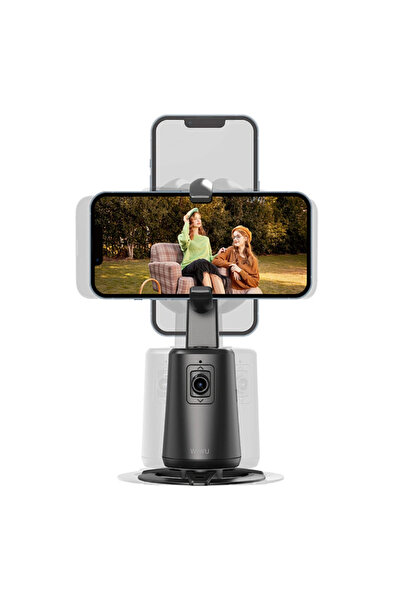 WIWU 360° AI Camera Gimbal Selfie Stick – Intelligent Tracking, Magnetic, 3-A...