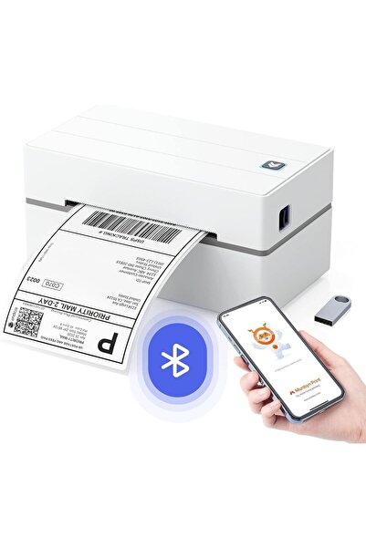Generic طابعة ملصقات الشحن من مونبين، اتصال بلوتوث، طابعة ملصقات حرارية 4x6، ...