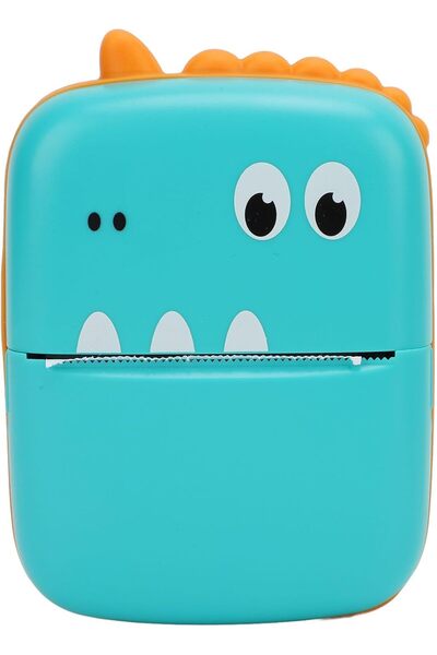 Generic طابعة ملصقات حرارية صغيرة، تصميم مدمج مع بطارية قابلة للشحن لطباعة ال...