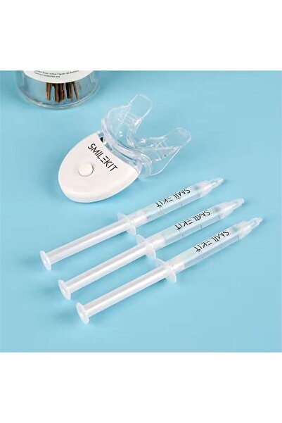 Smilekit مجموعة تبييض الأسنان، جهاز تبييض أسنان لاسلكي محمول مزود بأقلام جل و...