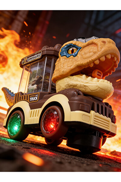 Generic ألعاب شاحنات الديناصورات، سيارات ألعاب الديناصورات، شاحنة ديناصور مضي...